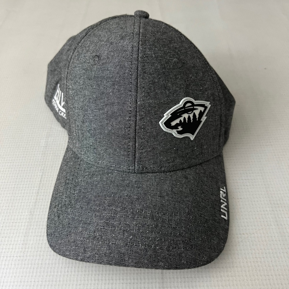 UNRL Hat Mens OSFM Advertisement Logo Minnesota Wild Snapback Hockey LOGO